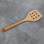 Teak Strainer Spatula #1
