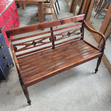 Load image into Gallery viewer, Vintage teak bench
