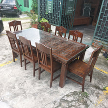 Load image into Gallery viewer, Solid Teak Dining Set (8 seater)
