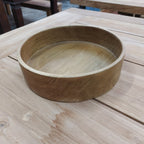 Teak Cylinder Bowls (set of 3)