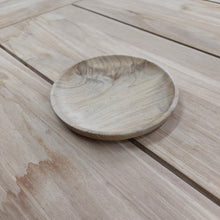 Load image into Gallery viewer, Round Teak Plates (set of 6)
