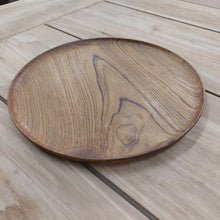 Load image into Gallery viewer, Round Teak Plates (set of 6)
