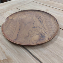 Load image into Gallery viewer, Round Teak Plates (set of 6)
