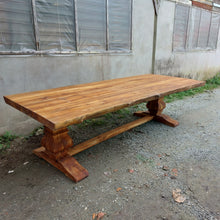 Load image into Gallery viewer, Live Edge Teak Dining Table
