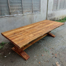 Load image into Gallery viewer, Live Edge Teak Dining Table
