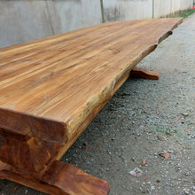 Load image into Gallery viewer, Live Edge Teak Dining Table
