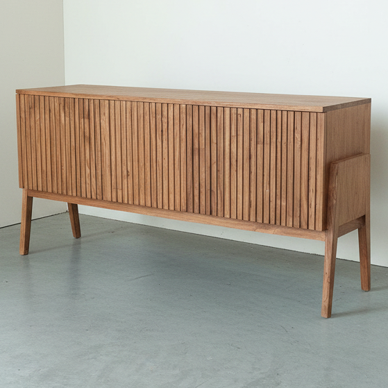 Rustic Mid-Century TV Console