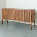 Rustic Mid-Century TV Console