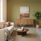 Rustic Mid-Century TV Console