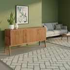 Rustic Mid-Century TV Console