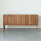 Rustic Mid-Century TV Console