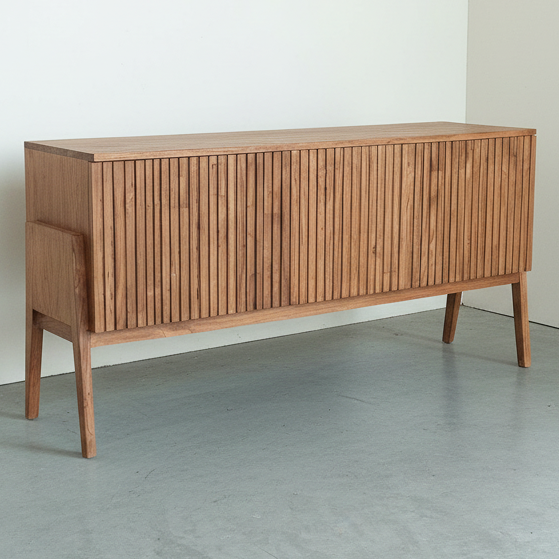 Rustic Mid-Century TV Console