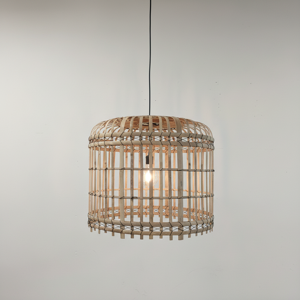 Bamboo Basket Light Shade
