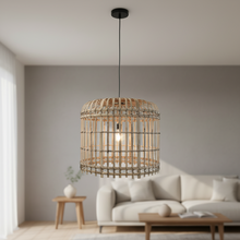 Load image into Gallery viewer, Bamboo Basket Light Shade
