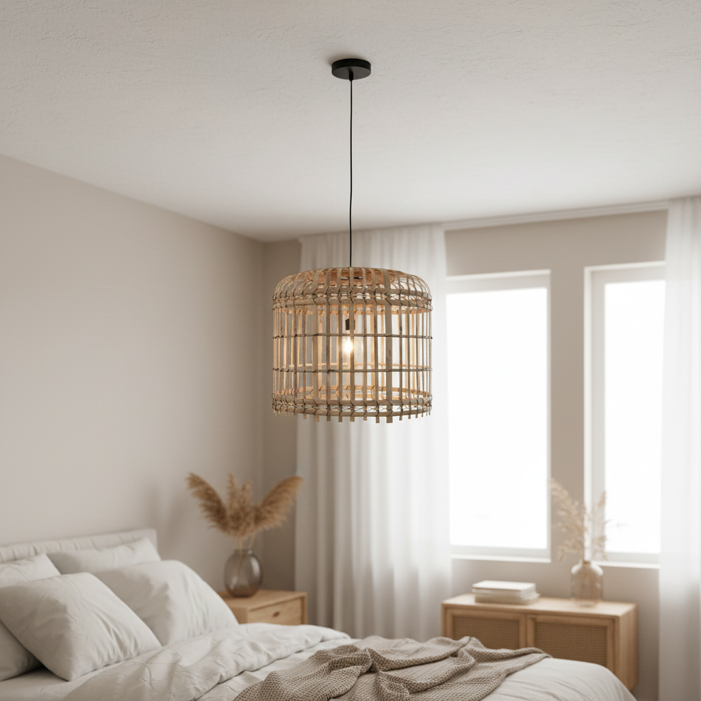 Bamboo Basket Light Shade