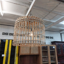 Load image into Gallery viewer, Bamboo Basket Light Shade
