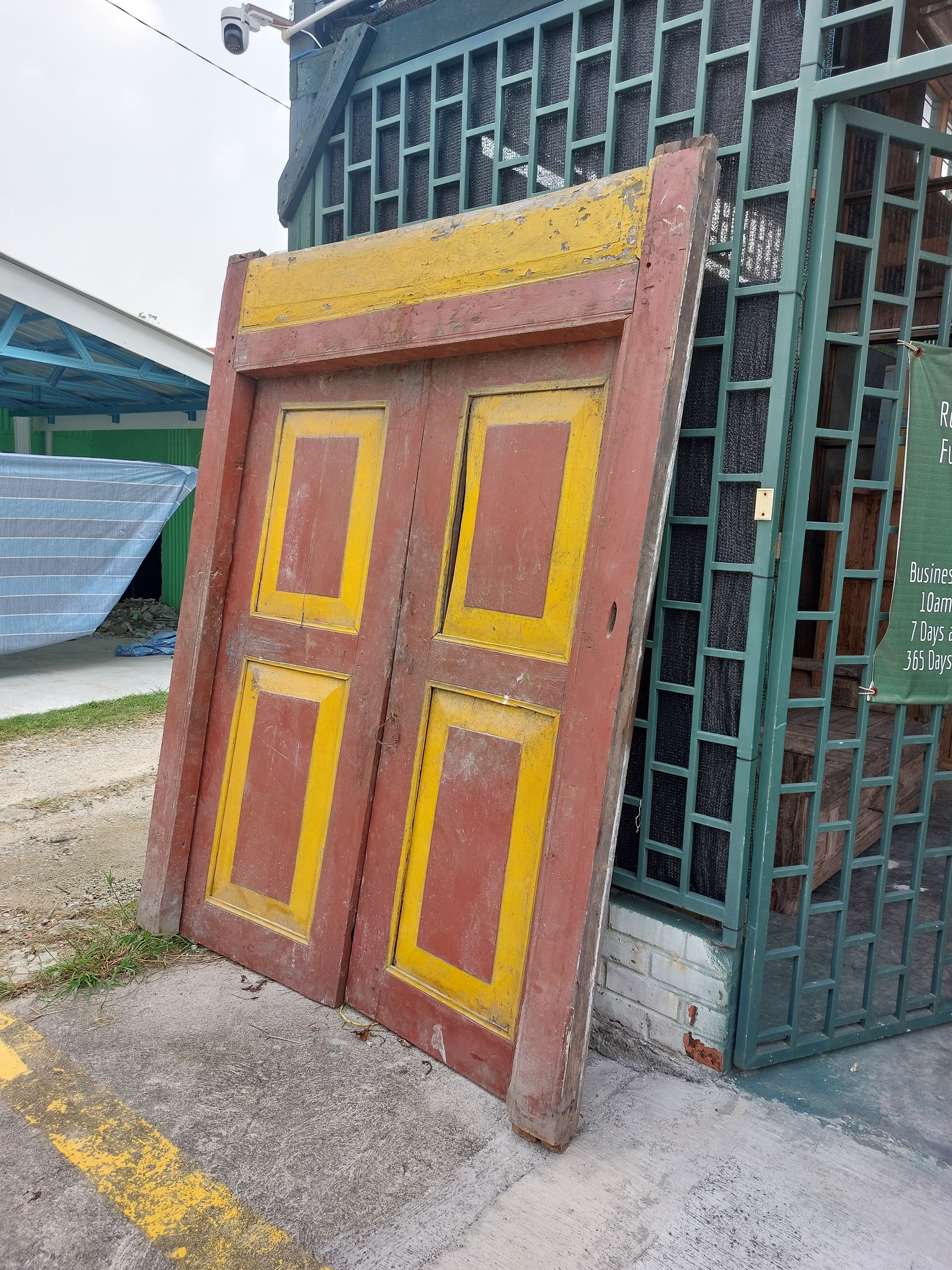 Vintage Doors with Frame #4 (pre-owned/un-restored)