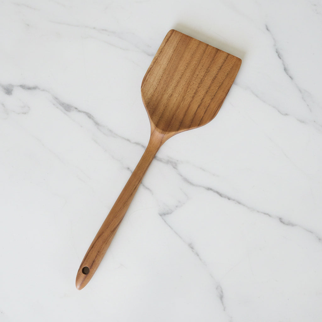 Teak Wide Spatula #2