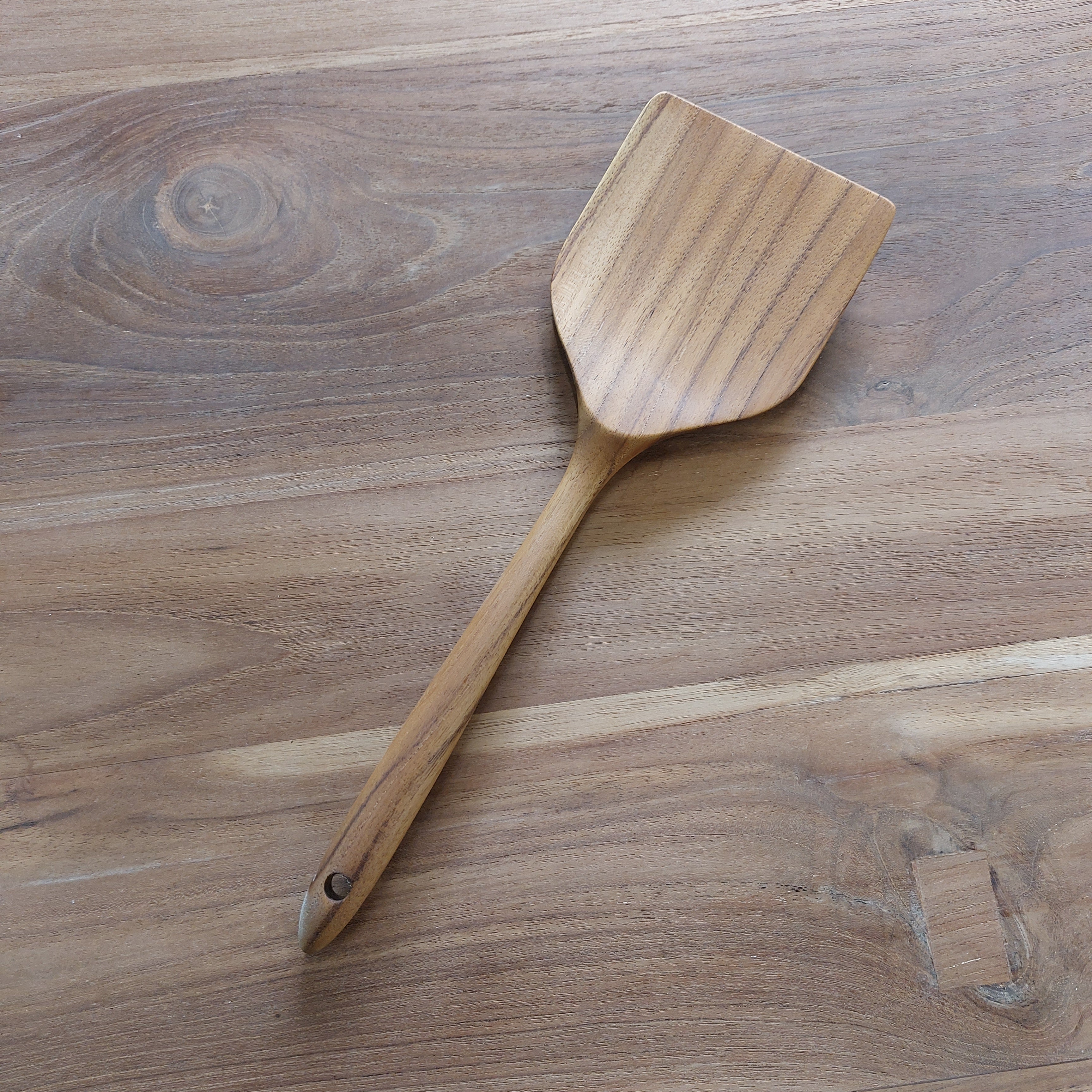 Teak Wide Spatula #2
