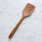 Teak Slotted Spatula #2