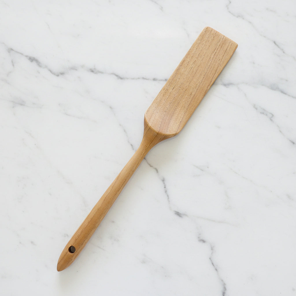 Teak Narrow Spatula #1
