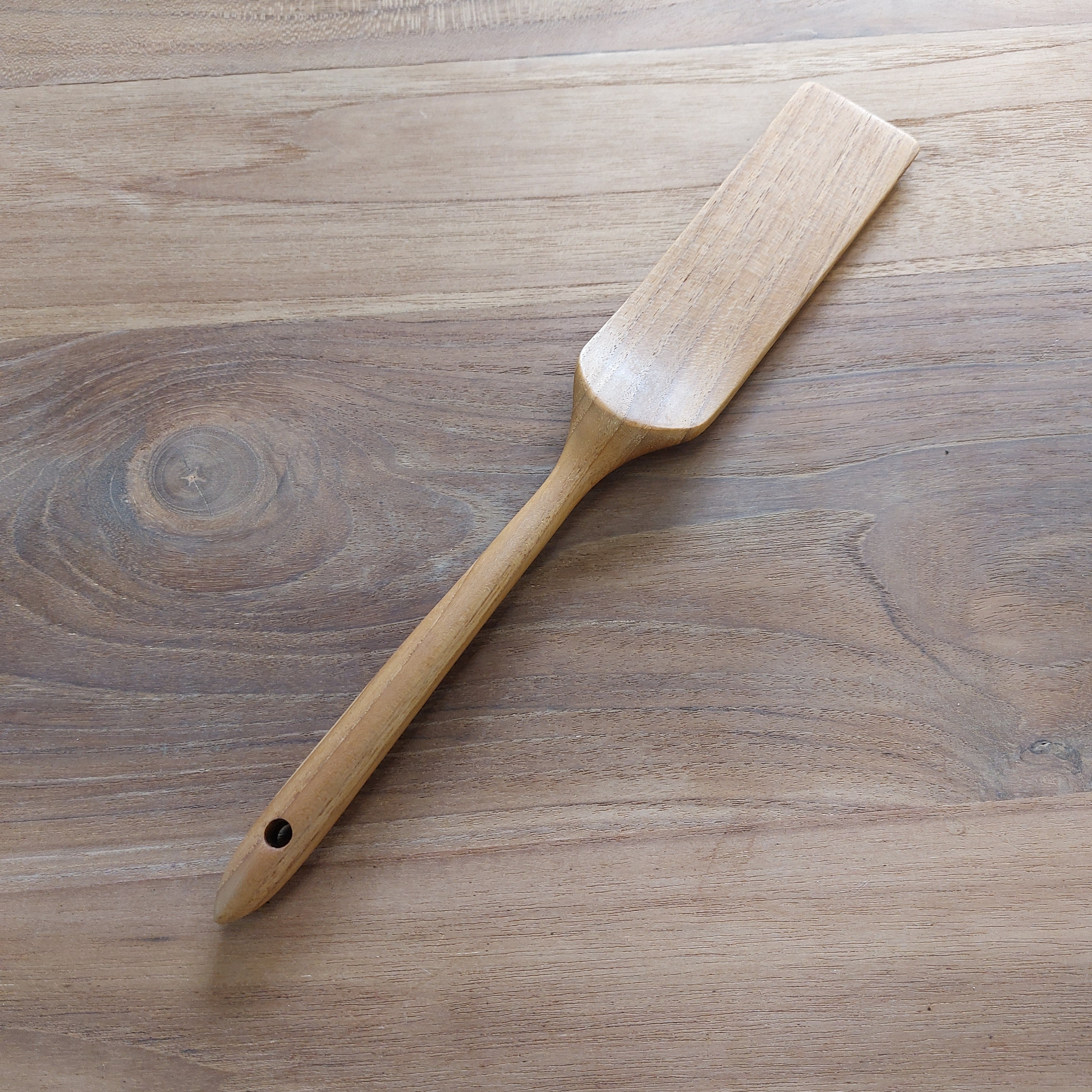 Teak Narrow Spatula #1