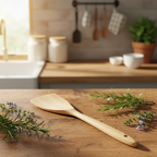 Teak Flipping Spatula #6