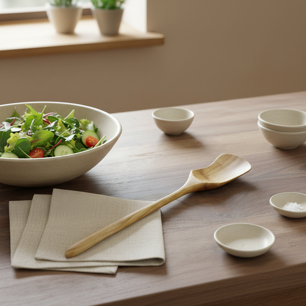 Teak Serving Spoon #3