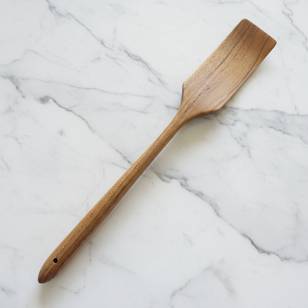 Teak Narrow Spatula #3