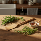 Teak Narrow Spatula #3