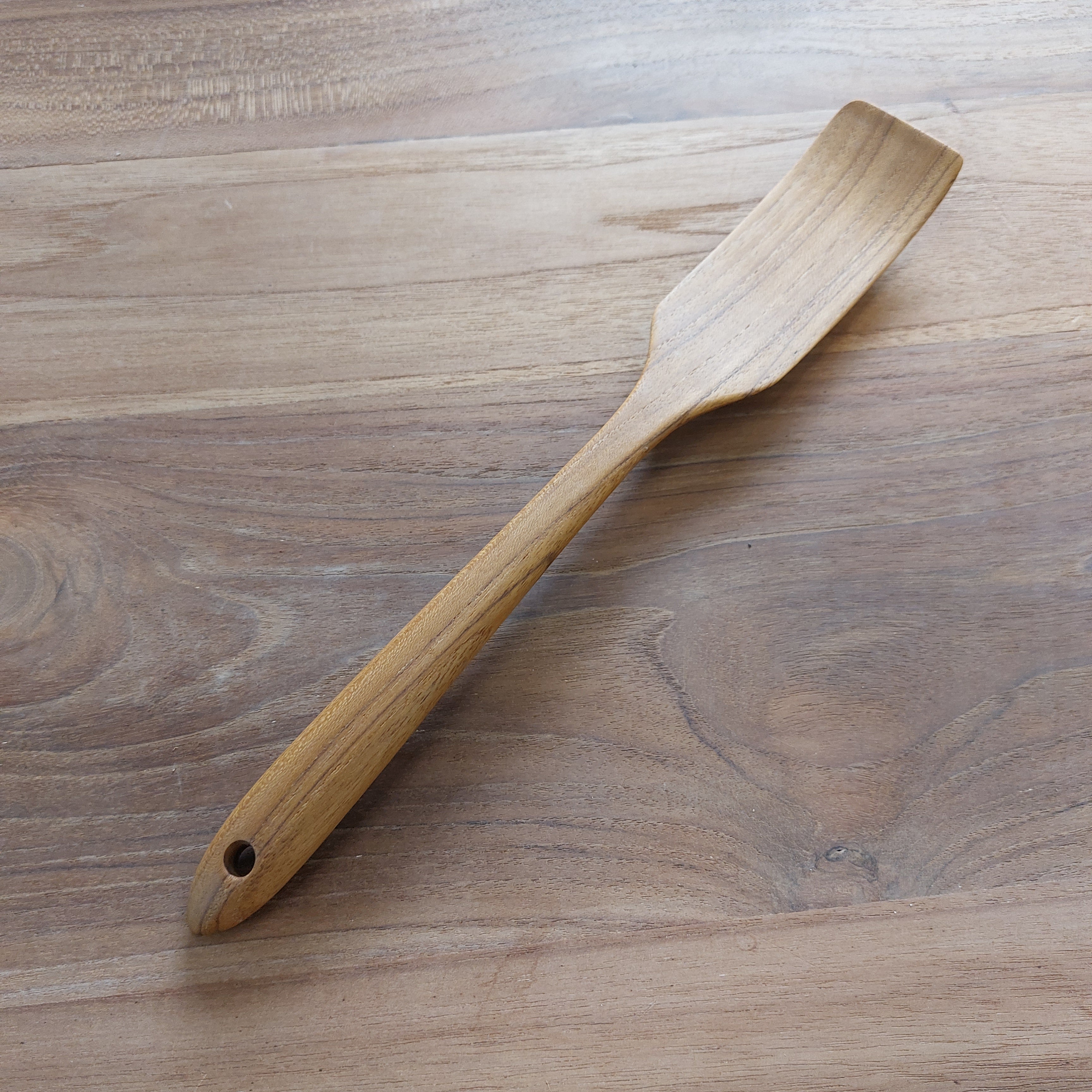 Teak Narrow Spatula #2