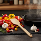 Teak Narrow Spatula #2