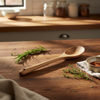 Teak Serving Spoon #1