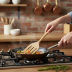 Teak Slotted Spatula #1