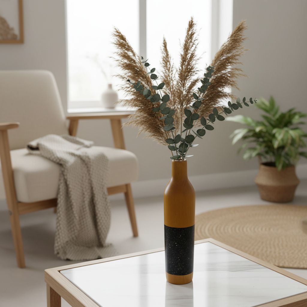 Teak Vase #1