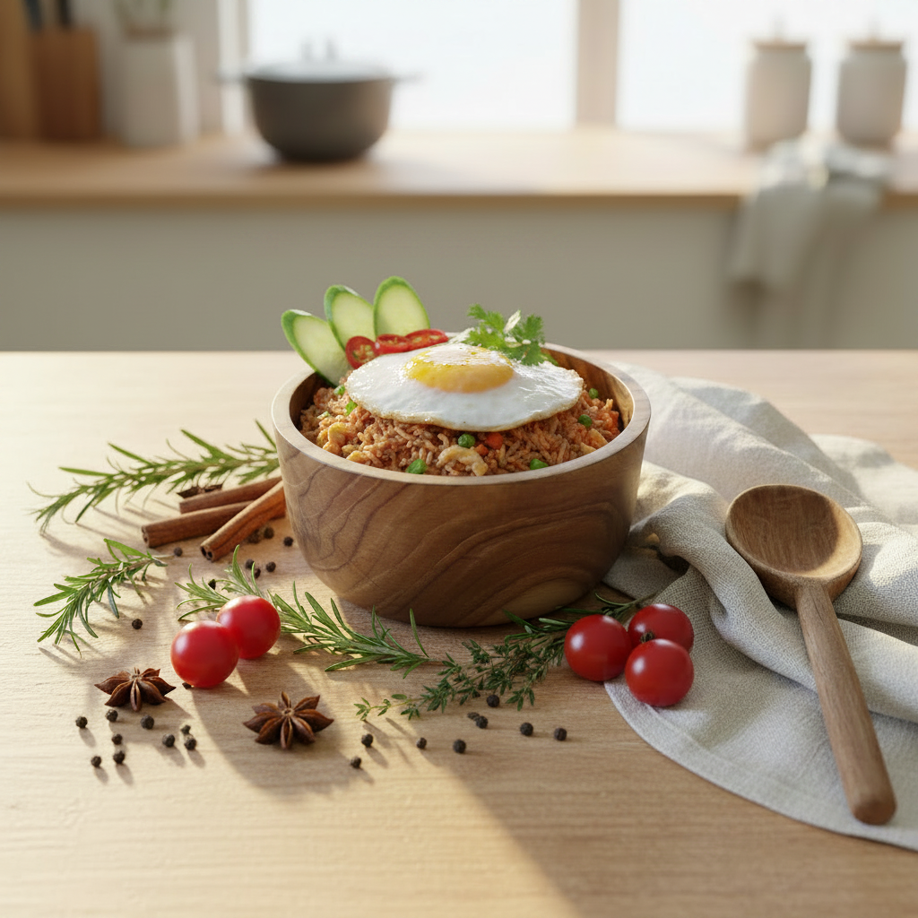 Teak Rice Bowl #2