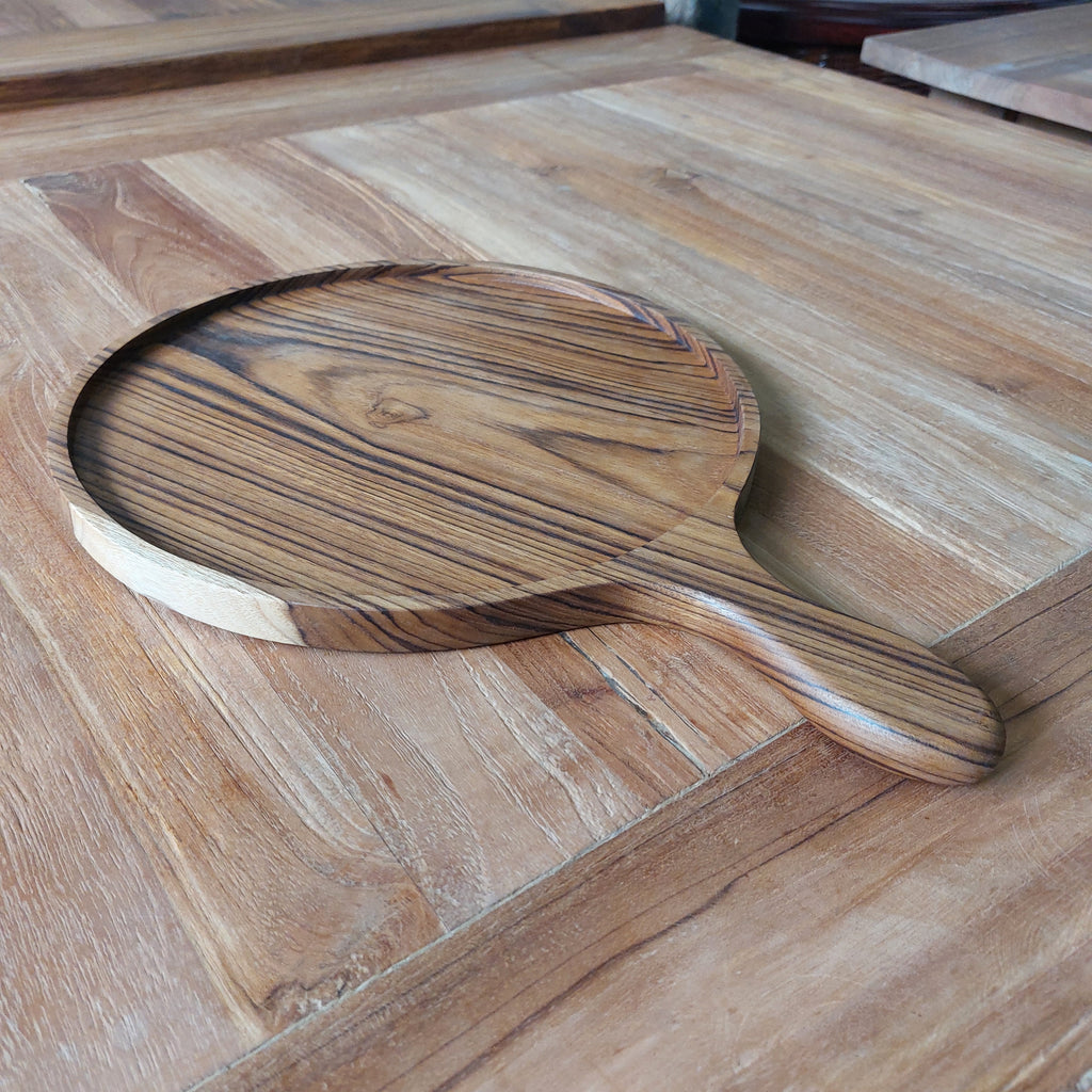 Teak Pizza Board