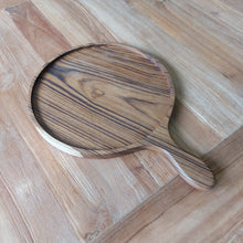 Load image into Gallery viewer, Teak Pizza Board
