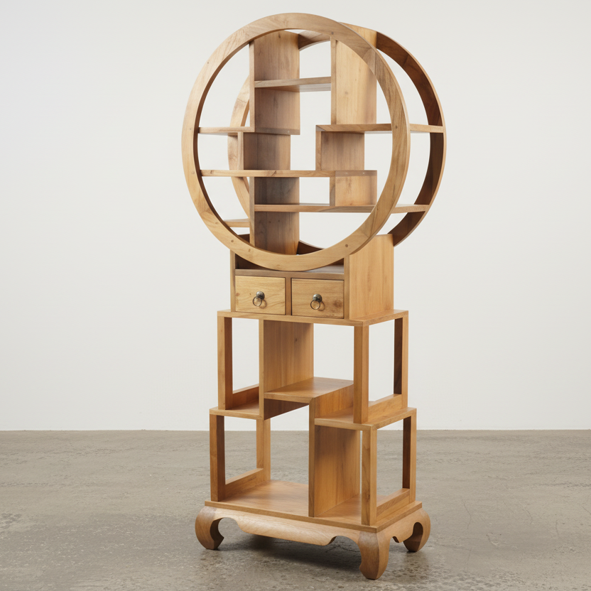 Oriental Shelf Unit