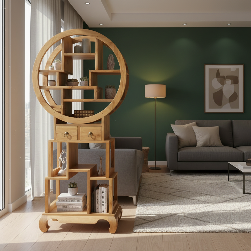 Oriental Shelf Unit