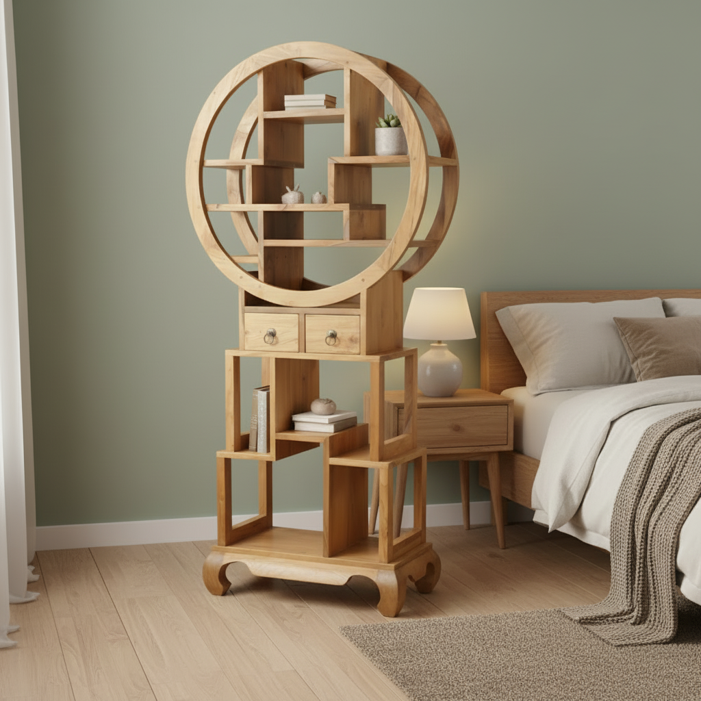 Oriental Shelf Unit