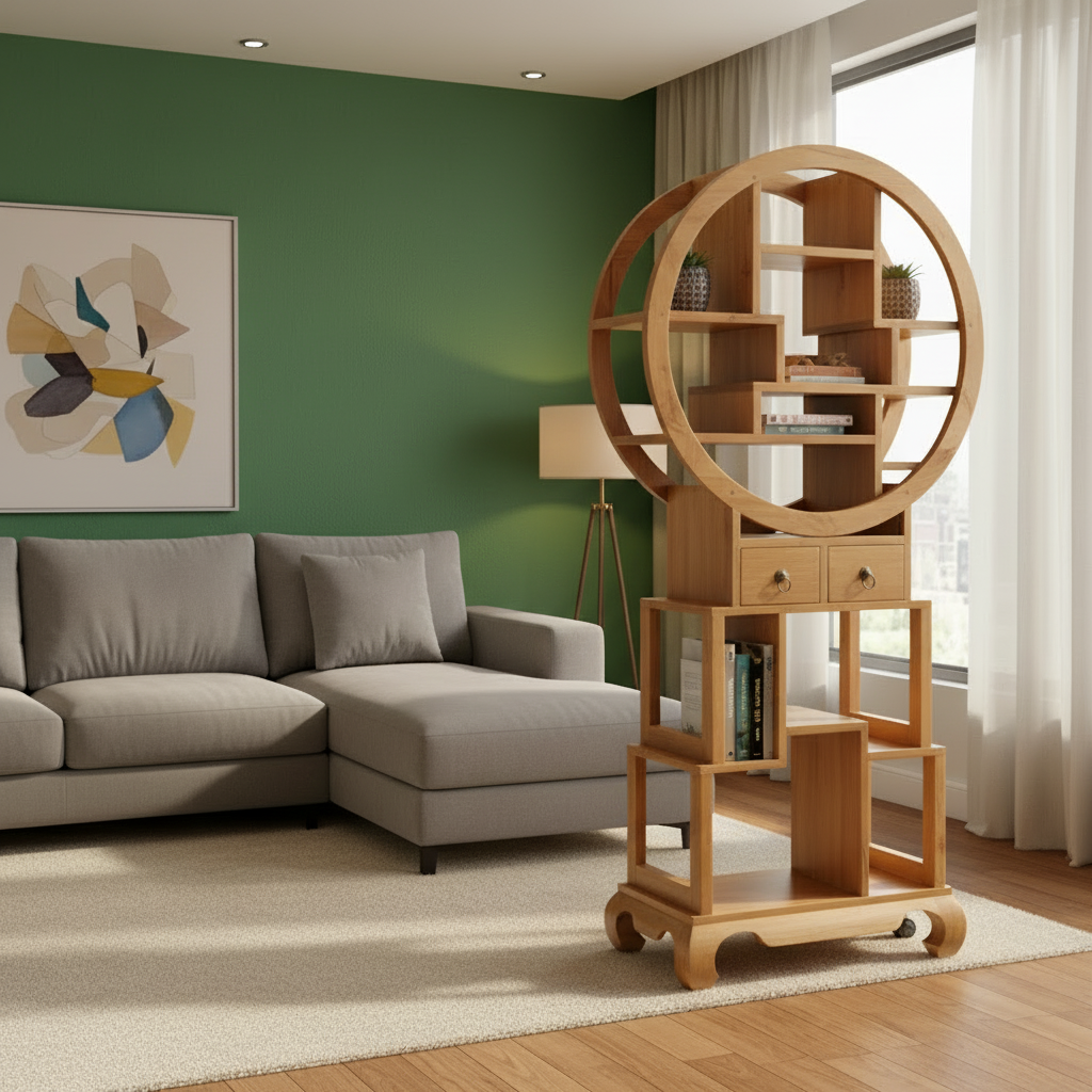 Oriental Shelf Unit
