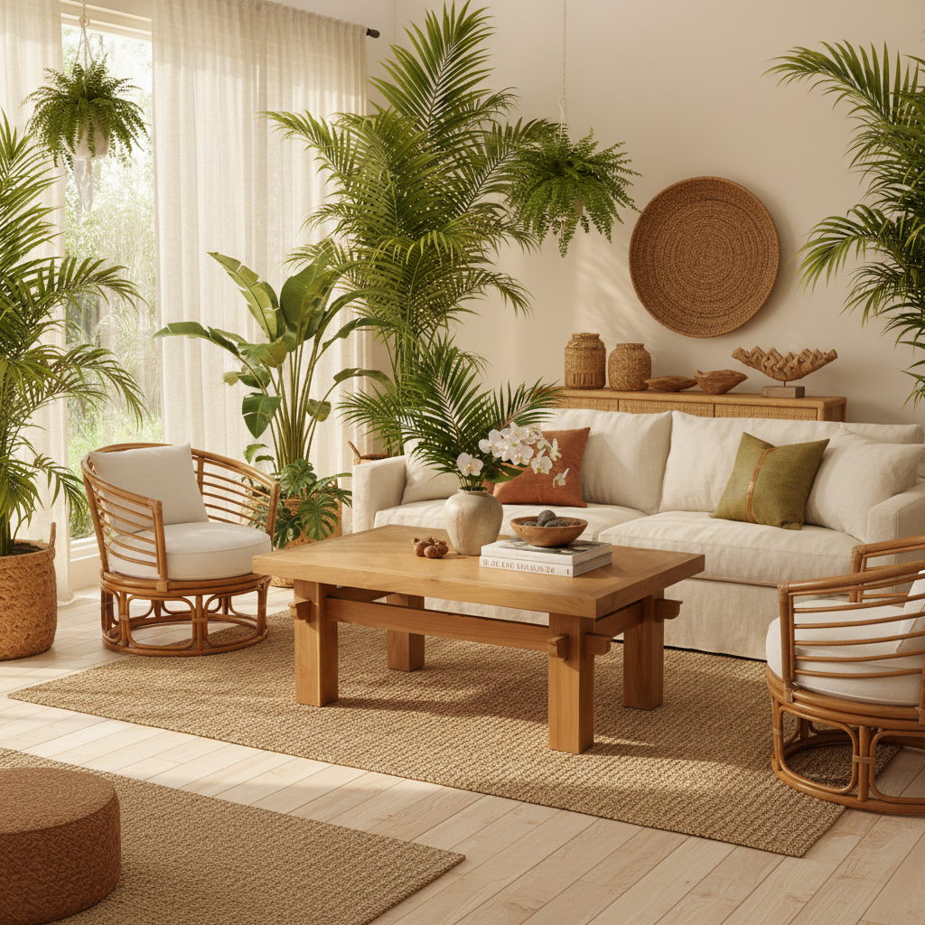 Diagonal Parquet Coffee Table