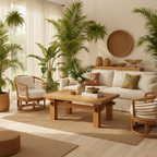 Diagonal Parquet Coffee Table