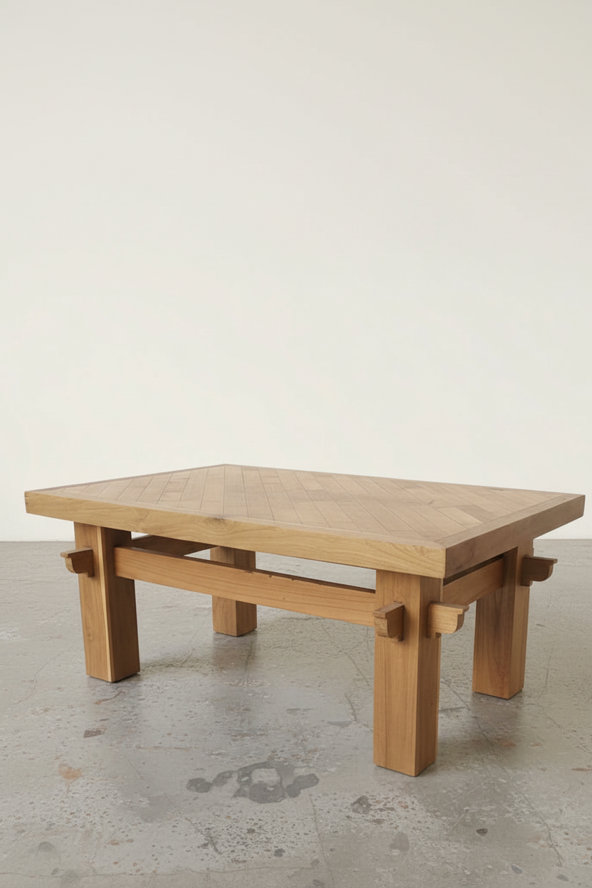 Diagonal Parquet Coffee Table