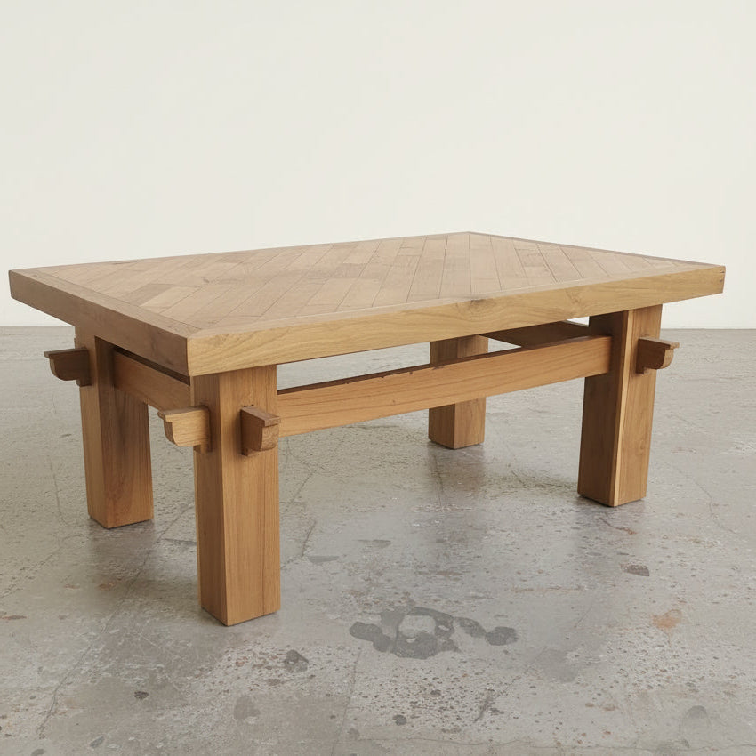 Diagonal Parquet Coffee Table