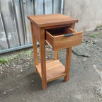 Tall Pot Stand (w. drawer)