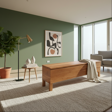 Load image into Gallery viewer, Noosa Box Bench (w. storage) (varnished)
