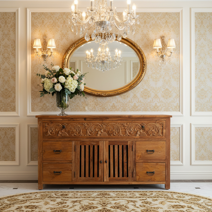 Ornate Entry Console (140cm) Type 2