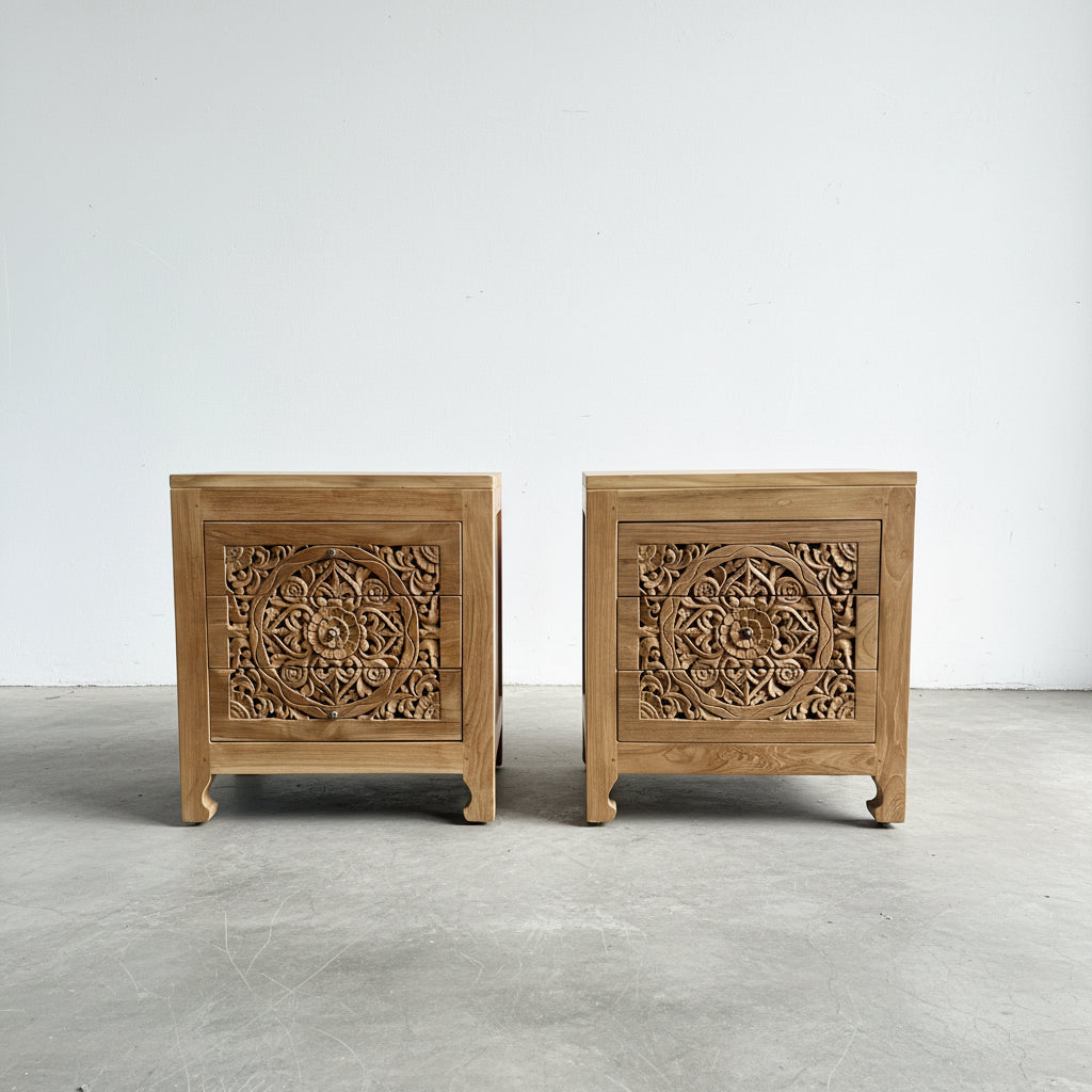 Ornate Bedside Table